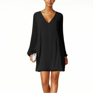 NWOT BCBGeneration Chiffon Dress (Black)
